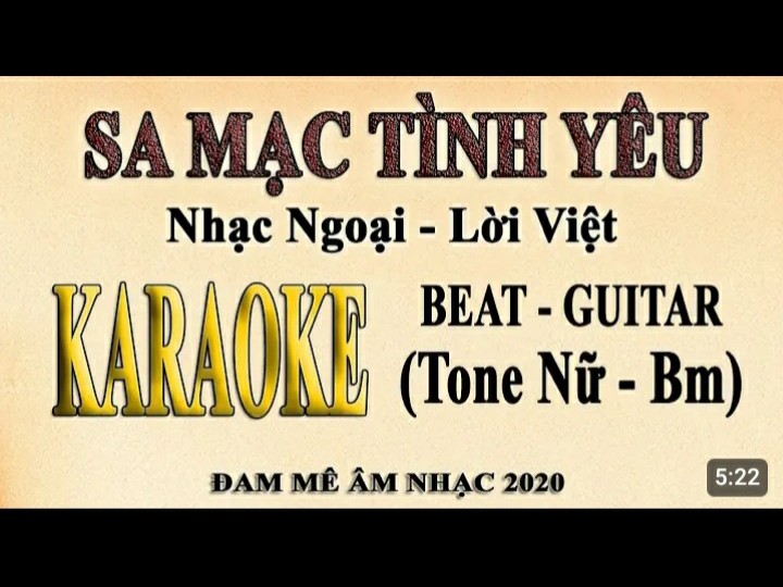 Sa Mạc Tình Yêu (Song Ca)