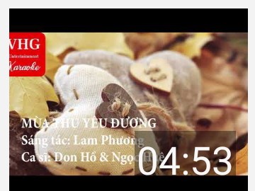 MÙA THU YÊU ĐUONG LÊ SƠN  V LB